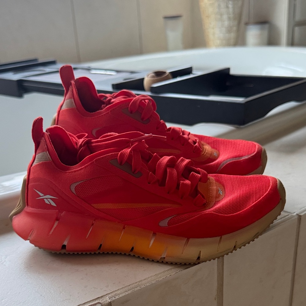 Reebok Red/orange Athletic sneakers